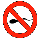 No sperm symbol 